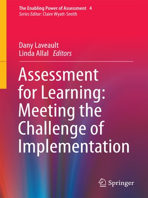 cover image of Assessment for Learning